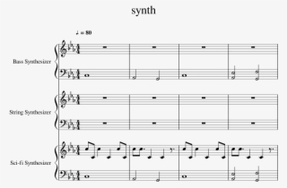 Tommy Gun Synth - Sheet Music