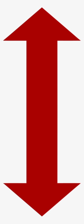 Double Arrow Symbol - Two Way Arrow Red