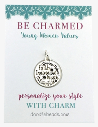 Young Women Values Double-sided Charm - Locket