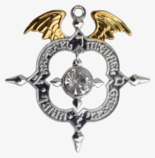 Winged Archangel Shield - Kabbalah