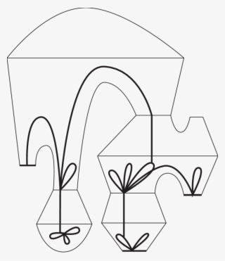 The Wider Horizontal Lines Are The Thick Levels Of - Line Art