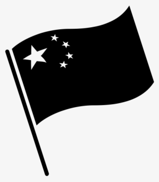 Moroccan Flag In Black