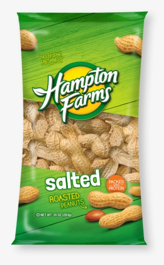 Salted Fancy Peanuts - Hampton Farms Peanuts 1 Lb