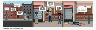 Liquor Store Scene - Cartoon