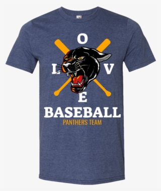 Panthers Team T-shirt Design - Bella And Canvas 3001 Mauve