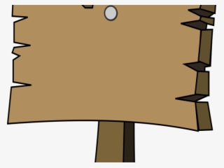 Wood Clipart Blank Welcome Sign - Cartoon Sign Transparent Background
