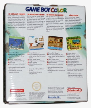It's - Gameboy Color Box Back