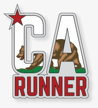 California Runner Sticker - Graphic Design