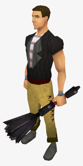 Off Hand Black Mace The Runescape - Cosplay