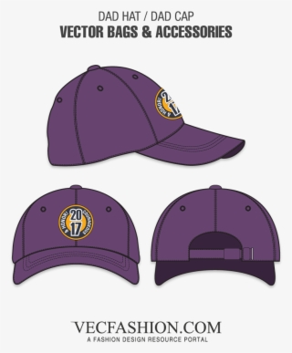 Dad Hat Or Dad Cap Template - Baseball Cap