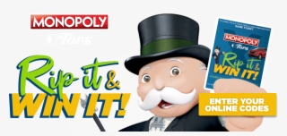 Monopoly Rip & Win - Cartoon