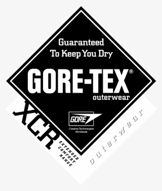 Gore-tex Outwear Xcr Logo Black And White - Gore Tex