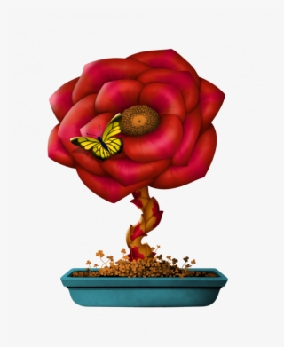 Golden Red Thorn - Cryptoflowers