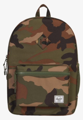 Herschel Heritage Backpack Youth Xl Camo - Black Backpack Faux Leather Men