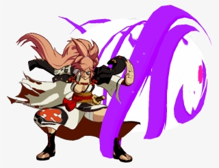 Ggxrd Baiken 5d - Cartoon
