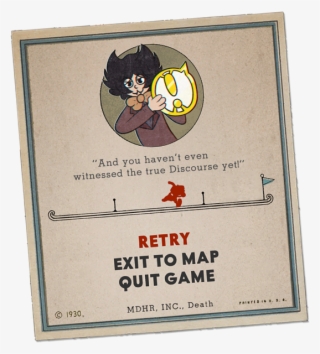 Cuphead Card Commission - U Do Not Know De Wey