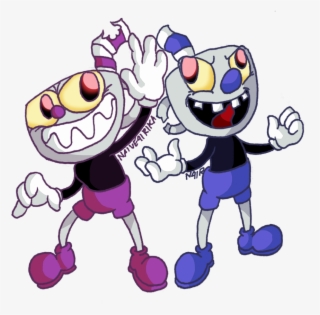 Cuphead Drawing Fan Art - Cuphead And Mugman Evil Cups