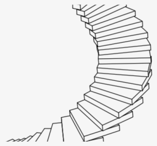 Stairs Clipart Winding Staircase - Spiral Staircase Icon Transparent Background