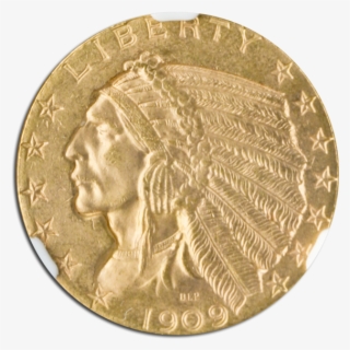 1909-d $5 Indian Ngc Ms64 Cac - Coin