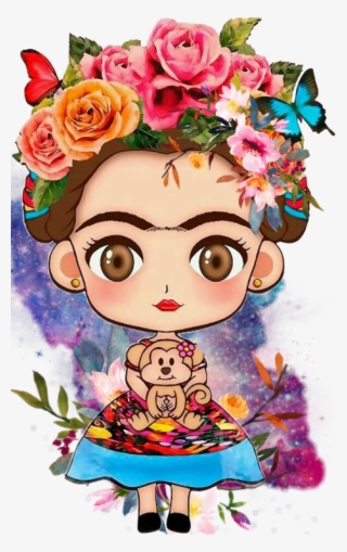 Popular And Trending Famous People Stickers On Picsart - Frida Kahlo Dibujo Anime