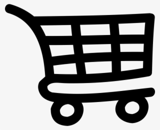 Drawn Cart Svg - Hand Drawn Shopping Basket Icon