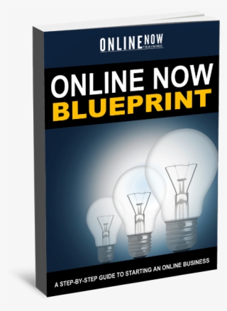 Online Now Blueprint Cover 3d - Light Bulb Clip Art