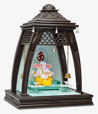 Dome Shaped, Curved Pillar Temple - Figurine