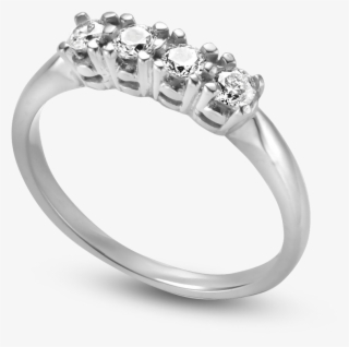 Standard View Of Wbr62 In White Metal - Pre-engagement Ring