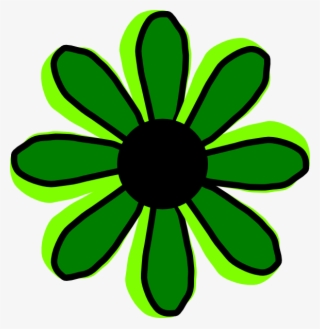 How To Set Use Green Flower 2 Svg Vector