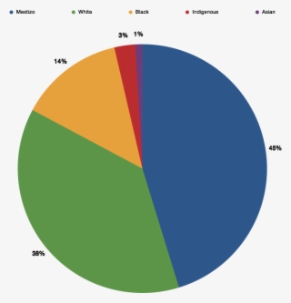 2015 Estimate Of Ethnicity In Colombia - Circle