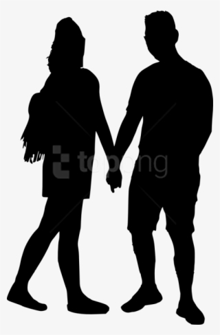 Couple Silhouette Png - Pocahontas And John Smith Silhouette