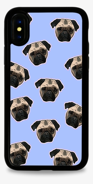 Pug Pattern "blue" - Iphone