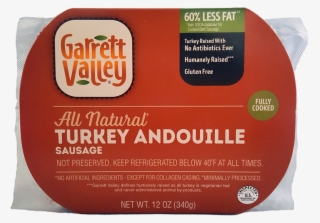 Smoked Turkey Andouille Sausage - Garrett Valley