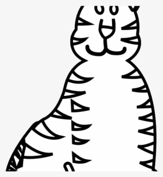 White Tiger Clipart Tiger Paw - Animals In Black And White