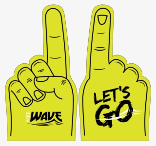 Mke Wave Foam Finger - Milwaukee Wave