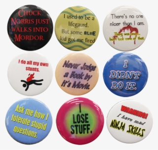 I Also Thought I'd Add A Little Side Note Tying Badges - Funny Badges