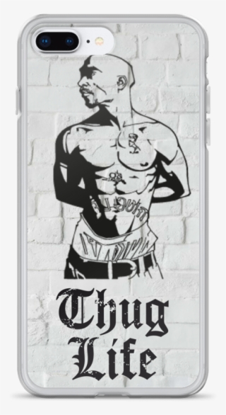 Tupac Thug Life Iphone Cases , Soft Touch And Premium - 2pac Cartoon Black And White