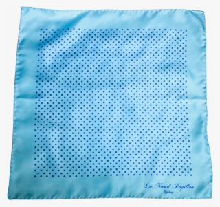 Sky Blue And Navy Large Polka Dot - Fence