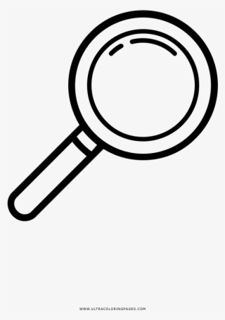 Lupa Página Para Colorear - Dibujos De Lupas Para Colorear