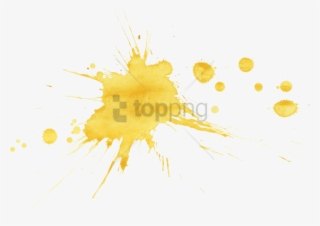 Free Png Yellow Paint Splash Png Png Image With Transparent - Sparkler