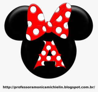 Alfabeto Com O Tema Minnie Mouse Em Formato Png (fundo - Minnie Png