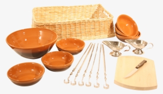 Bbq Grill Picnic Basket For 6 Persons - Bread