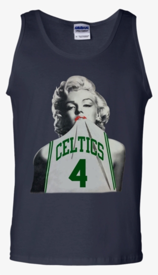 Marilyn Monroe Wearing A Isaiah Thomas Celtics T Shirt - Shirt
