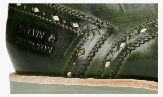 Derby Shoes Eddy 5 Ultra Green White Punch - Slip-on Shoe