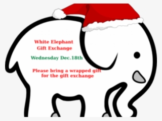 Black And White Elephant Vector