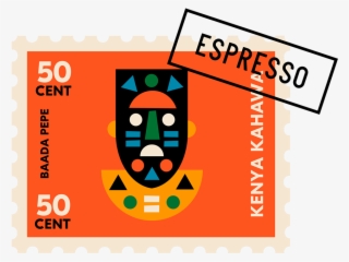 Packaging Postage Stamps For Kokomo Coffee's African - Poster