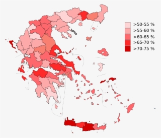 Debt-finance Terms Offered By The "troika" , Which - Poverty In Greece Map
