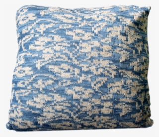 Blue/gold Rose Cushion