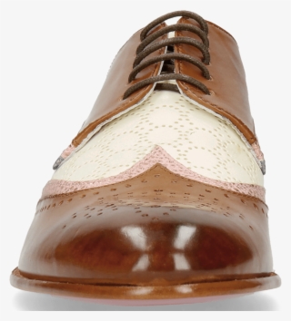 Derby Shoes Sally 15 Tan Grafi Rose Gold Perfo Nude - Slip-on Shoe