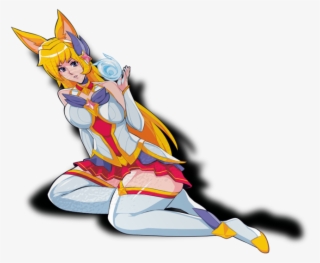 Star Guardian Ahri Waifu Sticker - Illustration